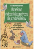 Obrazkowe ćwiczenia logopedyczne... F, W, K, G, Nowa