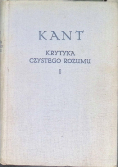 Krytyka czystego rozumu Tom 1