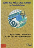 Elementy analizy rynków finansowych