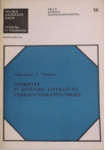Apokryfy w systemie literatury cerkiewnosłowiańskiej