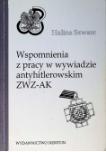 Wspomnienia z pracy w wywiadzie antyhitlerowskim ZWZ AK