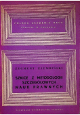 Szkice z metodologii szczegółowych nauk prawnych