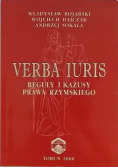VERBA IURIS reguły i kazusy prawa rzymskiego