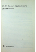 Algebra liniowa dla inżynierów