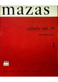 Mazas Etiudy op 36 na skrzypce Numer 1