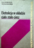 Ekstrakcja w układzie ciało stałe ciecz