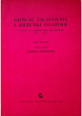 Główne zagadnienia i kierunki filozofii Teoria poznania