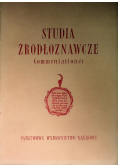 Studia Źródłoznawcze Tom III