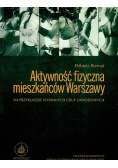 Aktywność fizyczna mieszkańów Warszawy