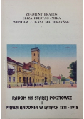 Radom na starej pocztówce i prasa Radomia w latach 1811  - 1918