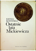 Ostatnie lata Mickiewicza