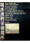 Studenci Uniwersytetu Warszawskiego 1808 - 1831