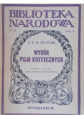 Wybór pism krytycznych
