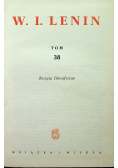Lenin Dzieła Tom 38