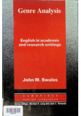 Genre Analysis