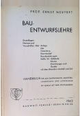 Bauentwurfslehre 1943 r.