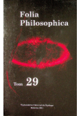Folia philosophica Tom 29