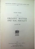 Study Week on Organic Matter and soil fertility