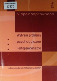 Niepełnosprawność wybrane problemy psychologiczne i ortopedagogiczne
