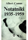 Camus Notatniki 1935 - 1959
