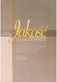 Jakość i ocena tłumaczenia