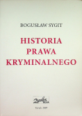 Historia prawa kryminalnego