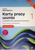 Nowa matematyka karty pracy ze zbiorem zadań klasa 1  zakres podstawowy
