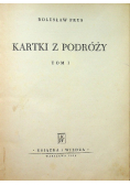 Kartki z podróży Tom I 1950 r.