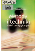 Metody i techniki badań pedagogicznych badań pedagogicznych