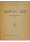 Prowincjałki, 1921 r.