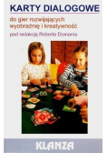 Karty dialogowe do gier rozwijających wyobraźnię i kreatywność
