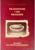 Filozofowie i ich filozofie