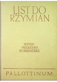 List do Rzymian Wstęp, przekład, komentarz