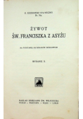 Żywot św Franciszka z Asyżu 1926 r.