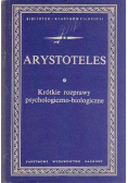 Krótkie rozprawy psychologiczno biologiczne