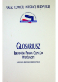 Glosariusz terminów prawa celnego wspólnoty