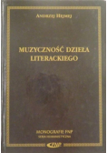 Muzyczność dzieła literackiego