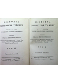 Historya literatury Polskiey  Tom 1 i 2