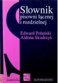 Słownik pisowni łącznej i rozdzielnej