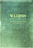 Lenin Krótki zarys życia i działalności 1949 r.