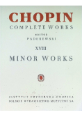 Drobne utwory - Chopin Complete Works XVIII