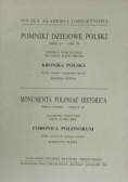 Pomniki Dziejowe Polski, Seria II - Tom XI