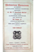 Brevarium Romanum pars hiemalis 1929 r