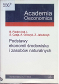 Podstawy ekonomii środowiska i zasobów naturalnych