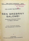 Sen srebrny Salomei, 1923 r.