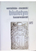 Warmińsko mazurski biuletyn konserwatorski Rocznik II / 2000 rok