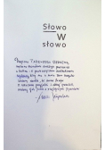 Słowo w słowo