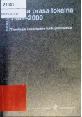 Polska prasa lokalna 1989-2000
