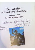 Gdy wschodzisz na trakt starej warszawy