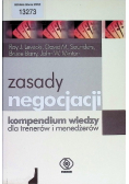 Zasady negocjacji kompendium wiedzy dla trenerów i menadżerów